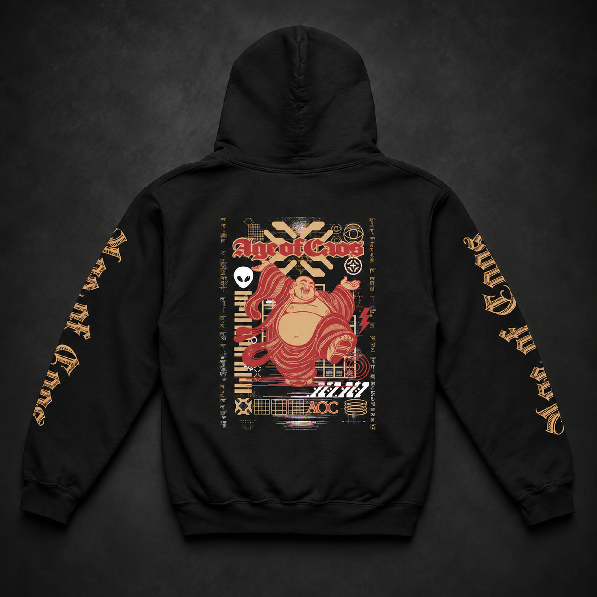 AOC Grand Buddah Cotton Unisex Hoodie